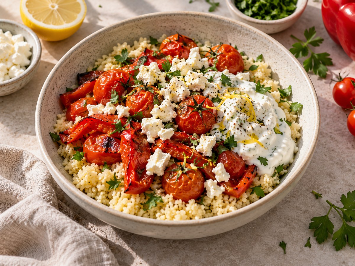 Mediterrane Couscous-Bowl